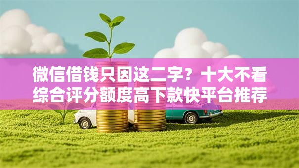 微信借钱只因这二字？十大不看综合评分额度高下款快平台推荐