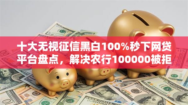 十大无视征信黑白100%秒下网贷平台盘点，解决农行100000被拒吗的问题