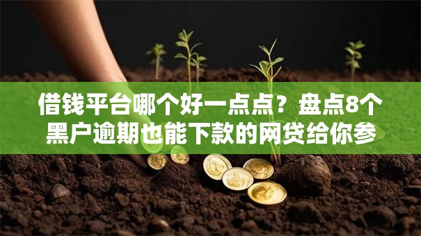 借钱平台哪个好一点点？盘点8个黑户逾期也能下款的网贷给你参考