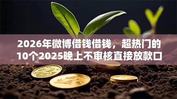 2026年微博借钱借钱,超热门的10个2025晚上不审核直接放款口子推荐 2026年微博借钱借钱,超热门的10个2025晚上不审核直接放款口子推荐