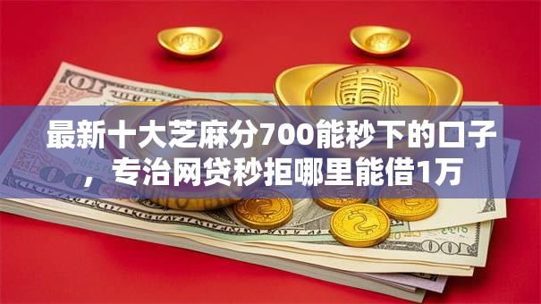 最新十大芝麻分700能秒下的口子，专治网贷秒拒哪里能借1万