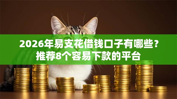 2026年易支花借钱口子有哪些？推荐8个容易下款的平台