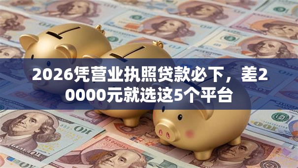 2026凭营业执照贷款必下,差20000元就选这5个平台 2026凭营业执照贷款必下,差20000元就选这5个平台