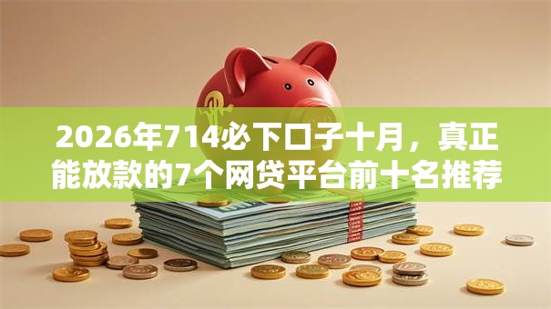 2026年714必下口子十月，真正能放款的7个网贷平台前十名推荐