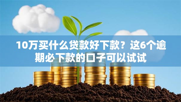 10万买什么贷款好下款？这6个逾期必下款的口子可以试试
