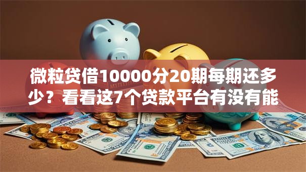 微粒贷借10000分20期每期还多少?看看这7个贷款平台有没有能下款的 微粒贷借10000分20期每期还多少?看看这7个贷款平台有没有能下款的