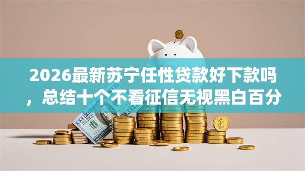 2026最新苏宁任性贷款好下款吗,总结十个不看征信无视黑白百分百下款网贷app! 2026最新苏宁任性贷款好下款吗,总结十个不看征信无视黑白百分百下款网贷app!