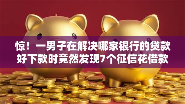 惊!一男子在解决哪家银行的贷款好下款时竟然发现7个征信花借款平台容易通过,事后分享了出来 惊!一男子在解决哪家银行的贷款好下款时竟然发现7个征信花借款平台容易通过,事后分享了出来