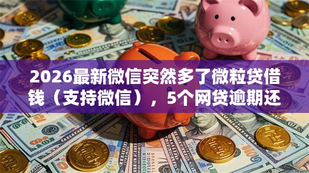 2026最新微信突然多了微粒贷借钱(支持微信),5个网贷逾期还可以借钱的口子无私分享 2026最新微信突然多了微粒贷借钱(支持微信),5个网贷逾期还可以借钱的口子无私分享