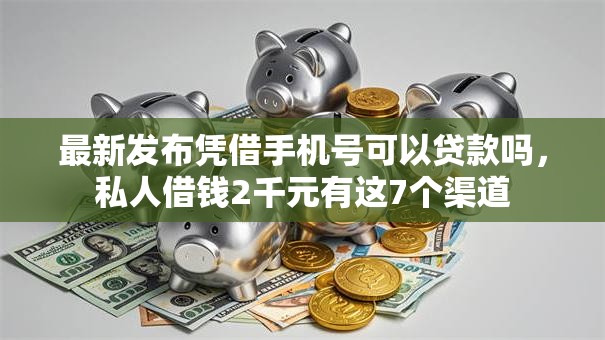 最新发布凭借手机号可以贷款吗，私人借钱2千元有这7个渠道
