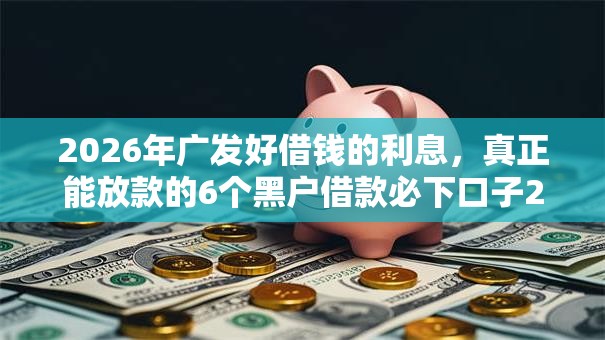 2026年广发好借钱的利息,真正能放款的6个黑户借款必下口子2025推荐 2026年广发好借钱的利息,真正能放款的6个黑户借款必下口子2025推荐