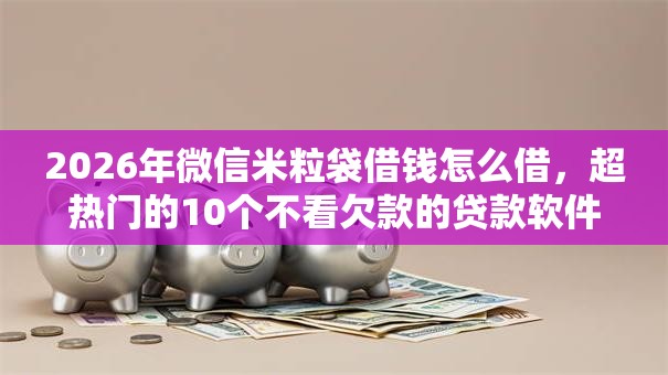 2026年微信米粒袋借钱怎么借，超热门的10个不看欠款的贷款软件推荐