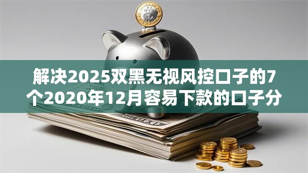 解决2025双黑无视风控口子的7个2020年12月容易下款的口子分享