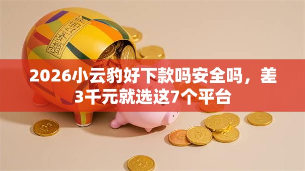 2026小云豹好下款吗安全吗，差3千元就选这7个平台