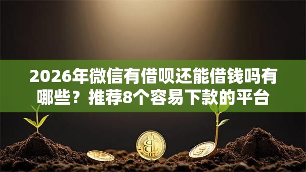 2026年微信有借呗还能借钱吗有哪些？推荐8个容易下款的平台