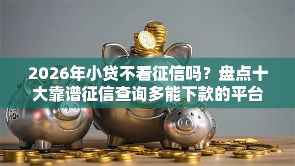 2026年小贷不看征信吗?盘点十大靠谱征信查询多能下款的平台 2026年小贷不看征信吗?盘点十大靠谱征信查询多能下款的平台