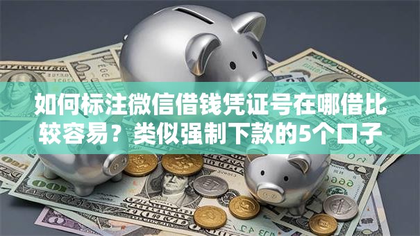 如何标注微信借钱凭证号在哪借比较容易？类似强制下款的5个口子参考