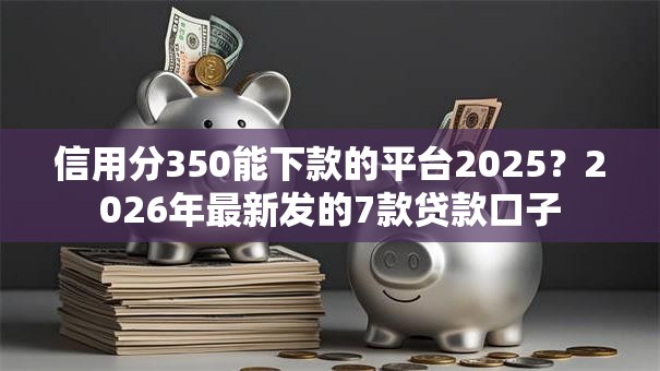 信用分350能下款的平台2025？2026年最新发的7款贷款口子