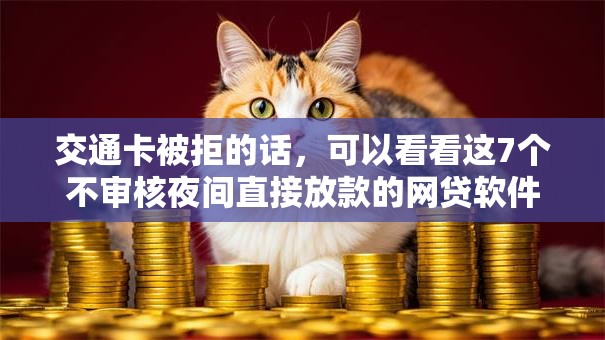 交通卡被拒的话，可以看看这7个不审核夜间直接放款的网贷软件