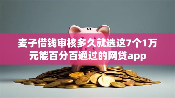 麦子借钱审核多久就选这7个1万元能百分百通过的网贷app