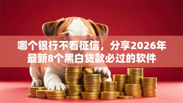 哪个银行不看征信，分享2026年最新8个黑白贷款必过的软件