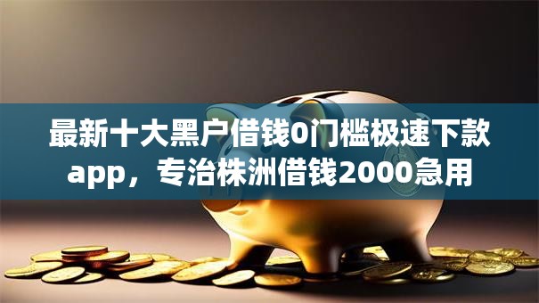 最新十大黑户借钱0门槛极速下款app，专治株洲借钱2000急用