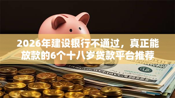 2026年建设银行不通过，真正能放款的6个十八岁贷款平台推荐