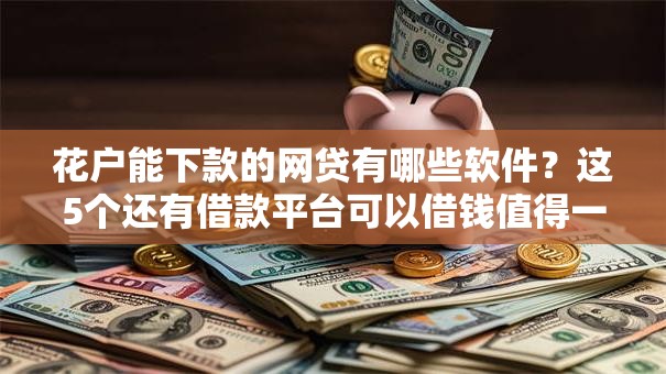 花户能下款的网贷有哪些软件？这5个还有借款平台可以借钱值得一试