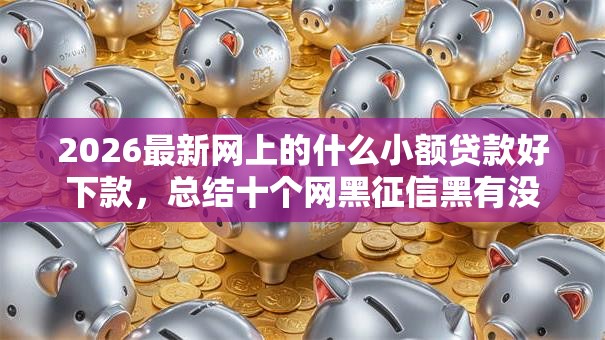 2026最新网上的什么小额贷款好下款，总结十个网黑征信黑有没有下款的口子！