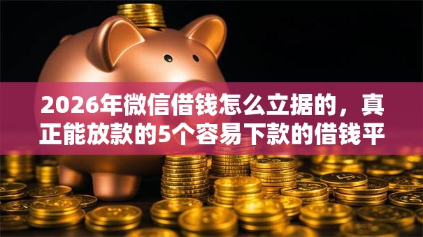 2026年微信借钱怎么立据的，真正能放款的5个容易下款的借钱平台推荐