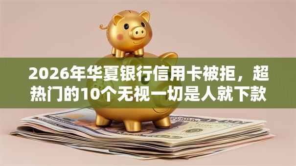 2026年华夏银行信用卡被拒，超热门的10个无视一切是人就下款的平台推荐