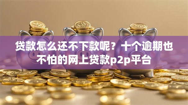 贷款怎么还不下款呢？十个逾期也不怕的网上贷款p2p平台