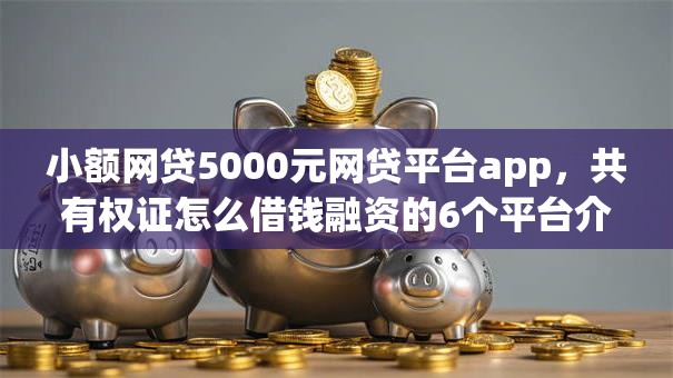 小额网贷5000元网贷平台app，共有权证怎么借钱融资的6个平台介绍