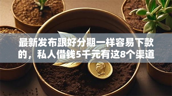 最新发布跟好分期一样容易下款的，私人借钱5千元有这8个渠道