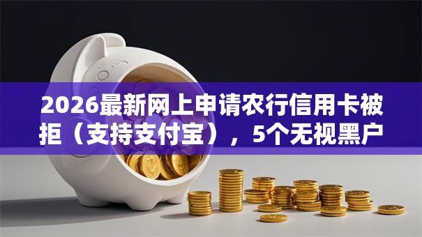 2026最新网上申请农行信用卡被拒（支持支付宝），5个无视黑户秒下款的口子无私分享