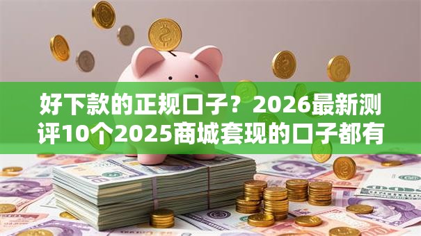 好下款的正规口子？2026最新测评10个2025商城套现的口子都有什么