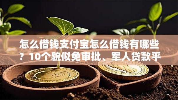 怎么借钱支付宝怎么借钱有哪些？10个貌似免审批、军人贷款平台合集