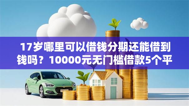 17岁哪里可以借钱分期还能借到钱吗？10000元无门槛借款5个平台推荐