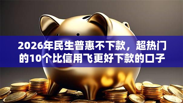 2026年民生普惠不下款，超热门的10个比信用飞更好下款的口子推荐