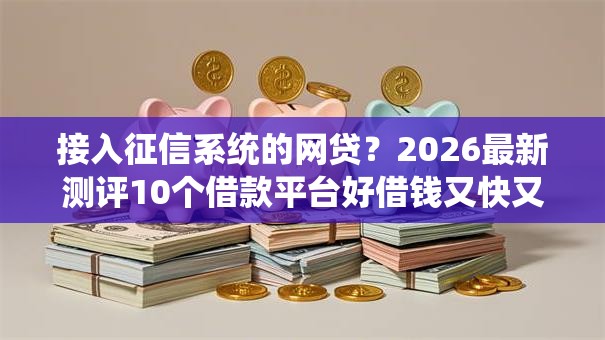 接入征信系统的网贷？2026最新测评10个借款平台好借钱又快又不看征信