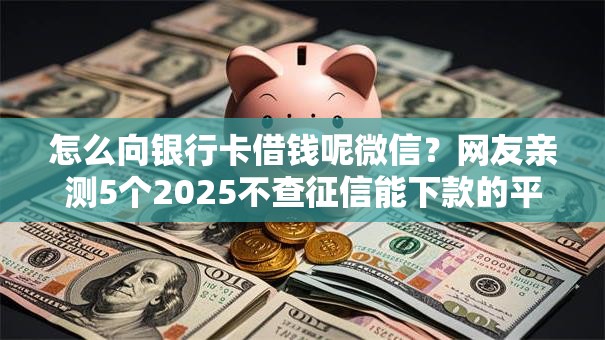 怎么向银行卡借钱呢微信？网友亲测5个2025不查征信能下款的平台盘点