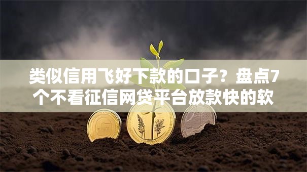 类似信用飞好下款的口子？盘点7个不看征信网贷平台放款快的软件给你参考