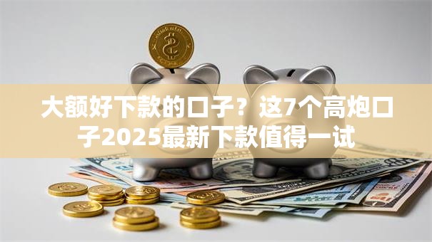 大额好下款的口子？这7个高炮口子2025最新下款值得一试