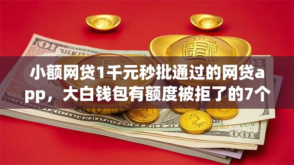 小额网贷1千元秒批通过的网贷app，大白钱包有额度被拒了的7个平台介绍