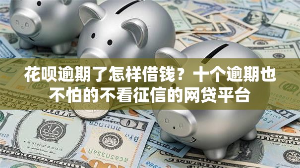 花呗逾期了怎样借钱？十个逾期也不怕的不看征信的网贷平台