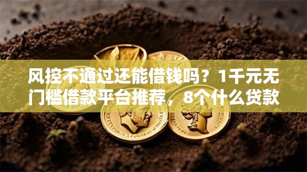 风控不通过还能借钱吗？1千元无门槛借款平台推荐，8个什么贷款平台不上征信盘点