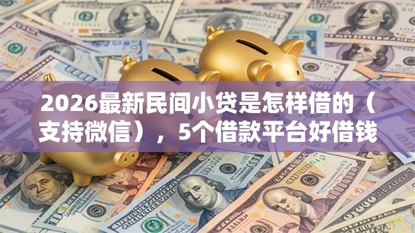2026最新民间小贷是怎样借的（支持微信），5个借款平台好借钱无私分享