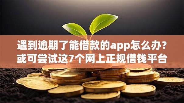 遇到逾期了能借款的app怎么办？或可尝试这7个网上正规借钱平台