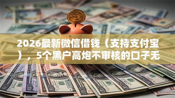 2026最新微信借钱（支持支付宝），5个黑户高炮不审核的口子无私分享