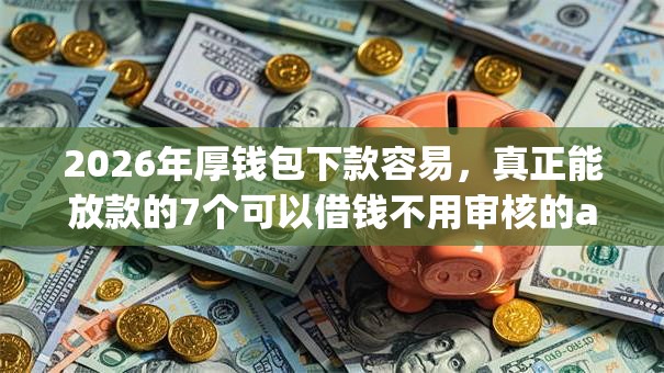 2026年厚钱包下款容易，真正能放款的7个可以借钱不用审核的app推荐